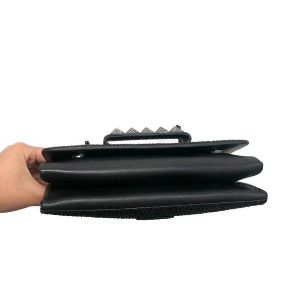 Valentino Black Crystal Noir Va va voom Rockstud - Picture 2 of 6